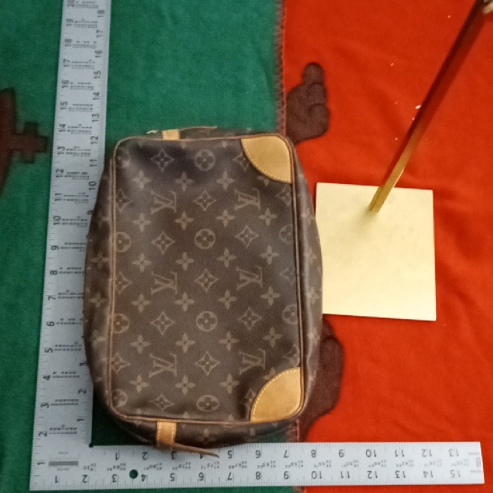 Vintage Louis Vuitton Dark Brown Monogram Toiletry Bag - Picture 2 of 10